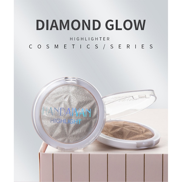 Highlighter Ansigtsbronzer Palette Makeup Ansigtskonturer Pudder Illuminator