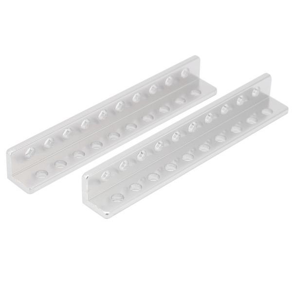 10-reikäinen L-muotoinen palkki alumiini 3103-0010-0088 Teollisuusrobotin lisävarusteet 12x12x88mm