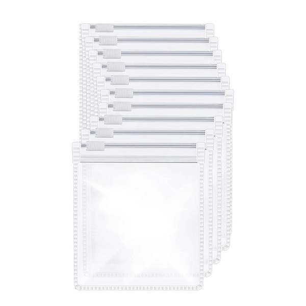Piller räknings- och sorteringsbricka set med dragkedja pillerorganisatör 10PCS