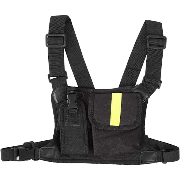 Walkie Talkie Brystsele Forlomme, Lysegul Brystsele Bryst Forlomme Taske Holster Vest Rig Bærepose f
