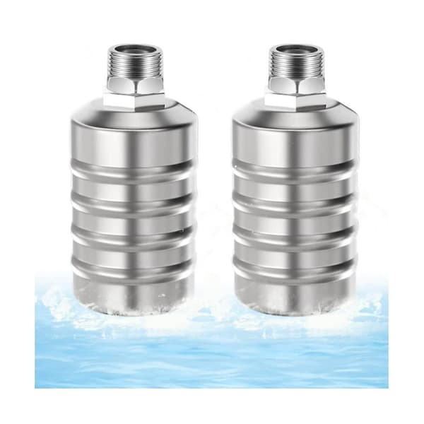 2 stk. helautomatisk vannstandskontroll flyteventil, vannstandskontroll for vanntank 3/4 tommer