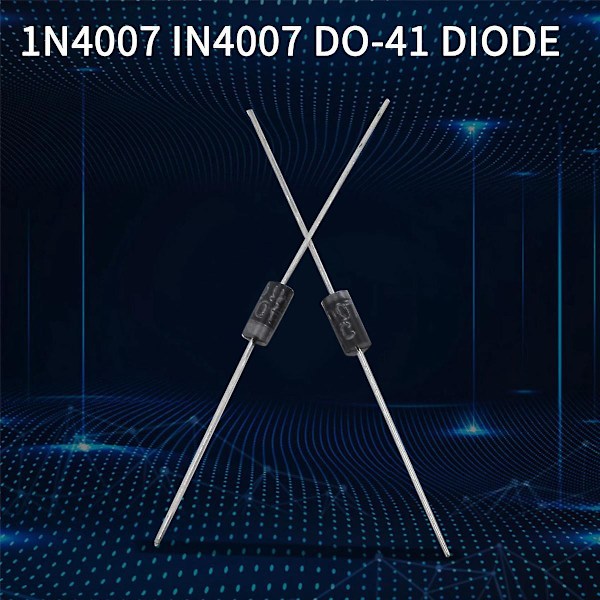 100 kpl tasasuuntaajadiodia 1N4007 IN4007 DO-41 1A 1000V