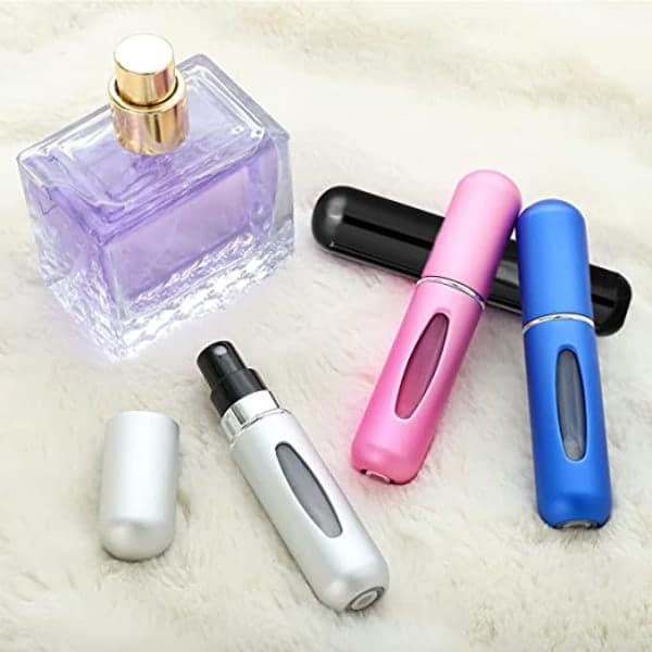 4 parfymeforstøvende flasker 5 ml mini påfyllbar spray bærbar li