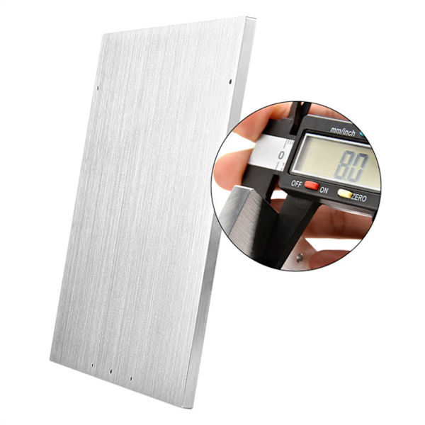 250x250mm Varm säng Z-axel stöd Aluminiumplatta Byggplatta för Voron för Trident 3D-skrivardelar