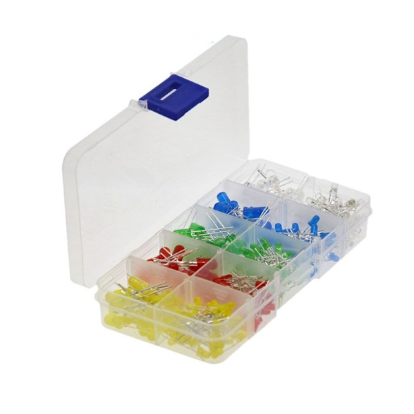 300 st LED-dioder ljusemitterande olika elektroniska projektkit