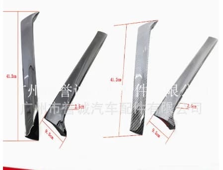 2x Vindues spoiler side vinge til Vw Golf 7 7.5 Mk7 Mk7.5 2014-2018