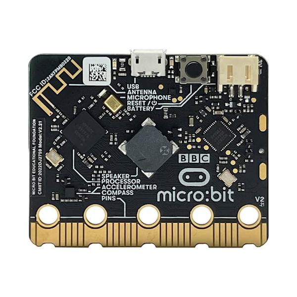 Päivitetty BBC Micro bit V2.2 kapasitiivisella kosketusanturilla ja BLE5.0:lla lapsille - LED-ilmaisin Kaiutin Mikrofoni - Ohjelmoitava