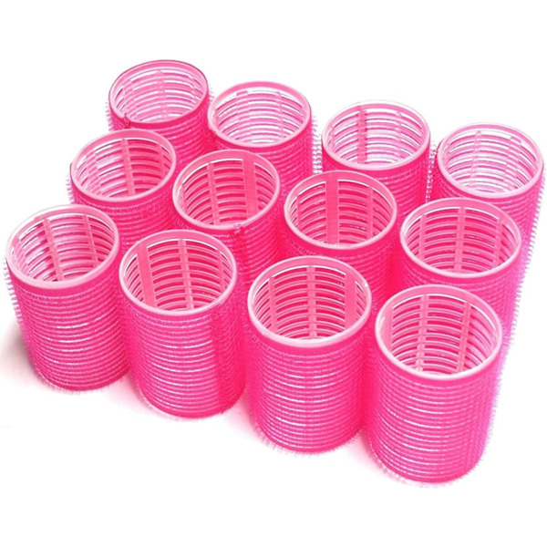 48 mm store selvgripningshårruller, salonfrisørruller