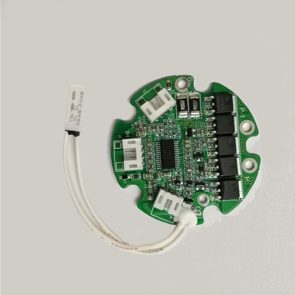 10S 36V 20A BMS Rund for Flaskebatteripakke med Splittdør for Lading og Utlading med Temperatursensor