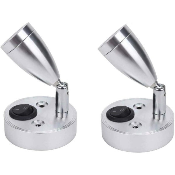 2. 12V LED Spot Læselampe Væg Sengelampe