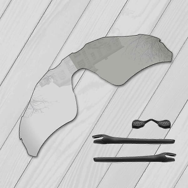 Oakley Radar EV Path OO9208 Ersättningslinser och näsdyna-kit Grey Photochromic-Polarized