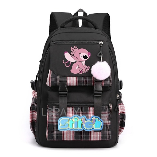 Ny Lilo & Stitch Stitch Stitch Skoletaske Student Rygsæk Rygsæk #14
