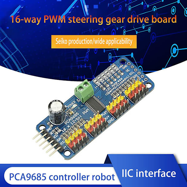 Pwm-servomoottorimoduulin muokkausohjainlevy Robot