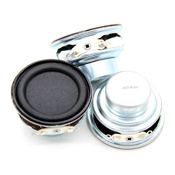 2 st ljudhögtalare 4 6W 40mm 1,5 tum bas multimedia högtalare högtalare DIY audio mini högtalare för hemmabio