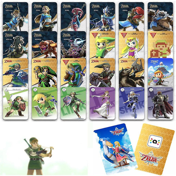 The Legend of Zelda Breath Of The Wild Amiibo NFC-kort Switch 25 PCS