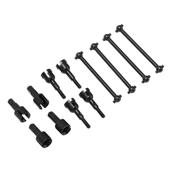 RC Dogbone Adapter Diff Cup Joint Aksel til WLtoys A949 A959 A969 A979 K929 og andre 1/18 RC Biler Sort