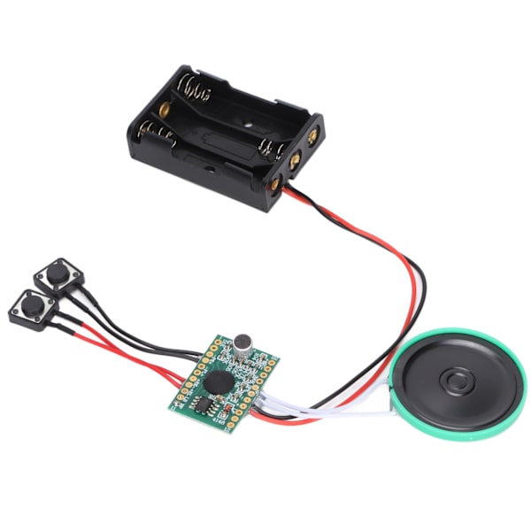 Minutters lydmodul knappkontroll DIY musikklyd snakke opptakbar brikke for DIY lydkort julegaveesker