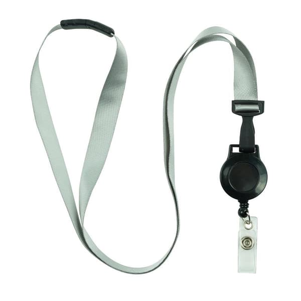 Praktisk og Udtrækkelig Lanyard - spot salg[qb] Black