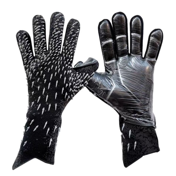 Goalkeeper gloves Football gloves BLACK SIZE 10 V black