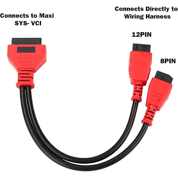 Kabeladapter til Chrysler 12+8 programmeringskabel stik
