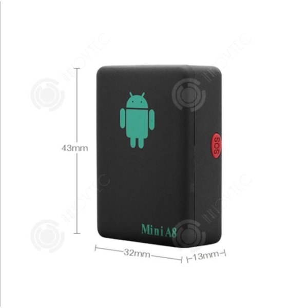INN® A8 lokalisator Mini GPS lokalisator bil anti-tabt anti-tyveri tracker anti-tabt lokalisator til ældre og ældre