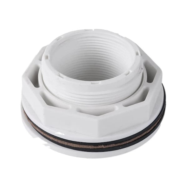 2-pack 1 1/2-tums inlopps-/returkoppling för ovanjordspool med låsmutter och packning för Sp1023[qb]