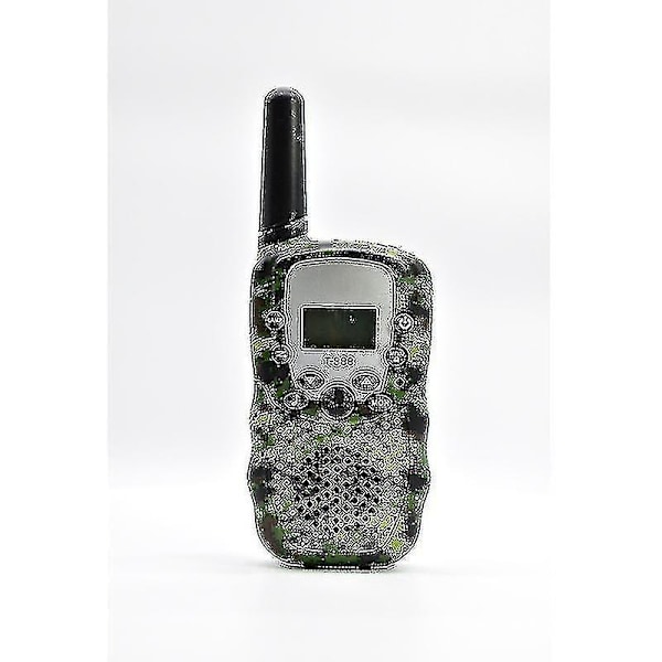 Børne Walkie Talkies 4-pak, 3 Mile Lang Rækkevidde med Baggrundsbelyste LCD Lommelygter