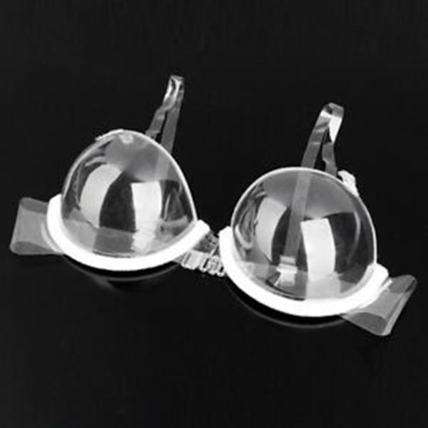 Transparent bygelbehå dam full cup push up behå: justerbar 32A