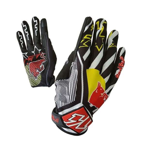 Red Bull Racing Full Finger Motocross Climbing Gloves