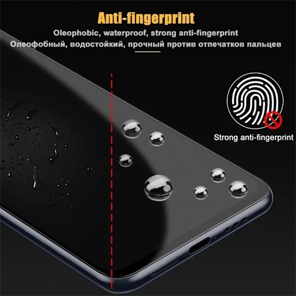 4 stk. Matt Hydrogel Film for Samsung Galaxy S24 S23 S22 S21 Note 20 Ultra S20 FE S10 Plus A13 4G A33 A73 A53 5G Skjermbeskytter for S20 Plus For S20 Plus HD Hydrogel Film