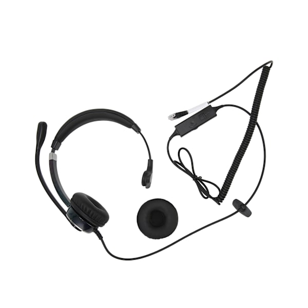 Telefon Headset Professionel Støjreducerende Enkelt Øre Kundeservice Headset til Call Center Kontor RJ Interface