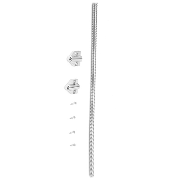 1 st 40 cm lång dörrögla med triangulära ändar för exponerad pluginstallation Skydda kabelkabel