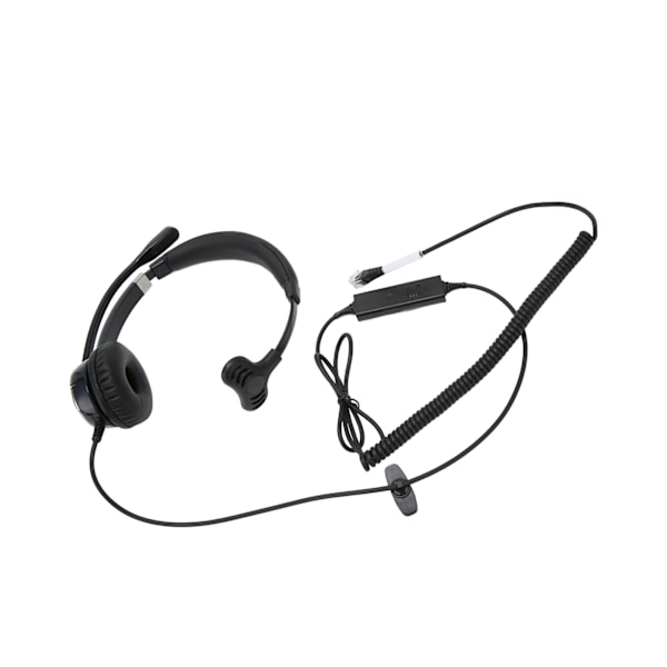 Telefon Headset Professionel Støjreducerende Enkelt Øre Kundeservice Headset til Call Center Kontor RJ Interface