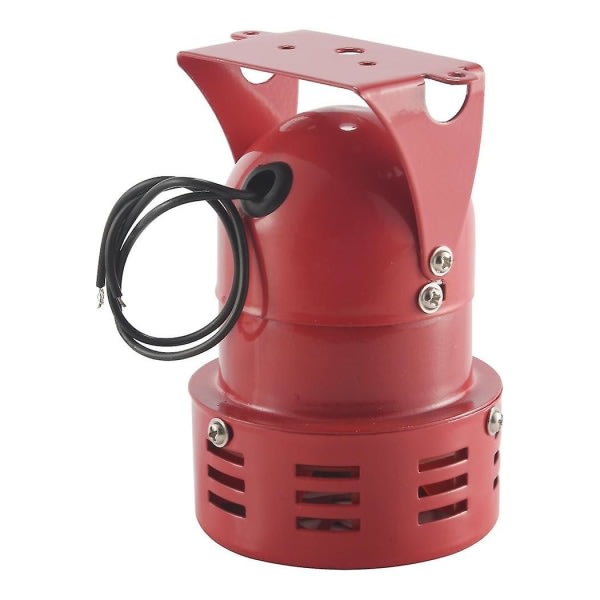 Ac 220v Red Metal Motor Air Raid Siren Horn Alarm