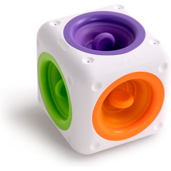 Fat Brain Toys Tugl Cube - Ponnahduttava Fidget-kuutio Taaperoille, Lapsille, Teineille, Aikuisten