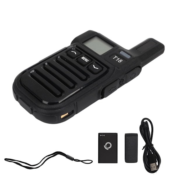 Wireless Walkie Talkie with VOX UHF400-470MHz 3W 5500mAh Battery Manual Tuning CT DCS PMR FRS 2 Way Radio