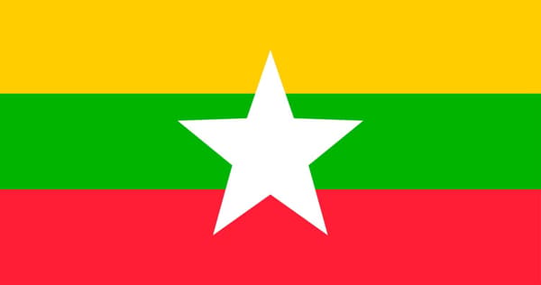 Myanmar flagg 100（BT） 100 Myanmar