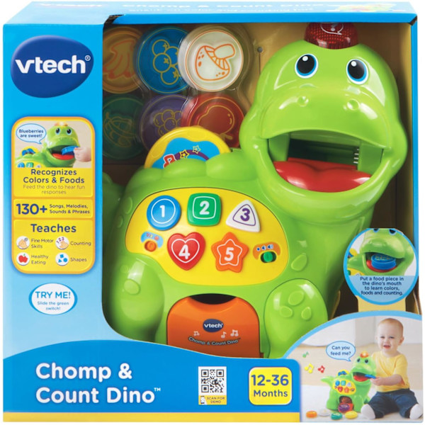 VTech Chomp and Count Dino, Grøn