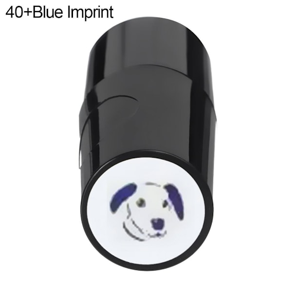 Golfboldstempel Golf Stempelmarkør 40+BLÅ AFTRYK 40+BLÅ 40+ Blue Imprint 40+ Blue Imprint