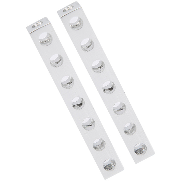 2 kpl 7-reikäinen neliöputki 3106-0007-0056 Robotin rakenneosan lisävarusteet 8 x 8 x 56 mm