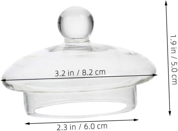 Tekande låg tilbehør glaslåg til tekande udskiftning tekande låg 1000ml egnet (BT)