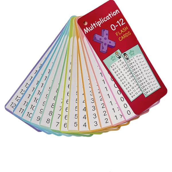 Matematikk Multiplikasjon Divisjon Flash-kort for barn (Leke-sett) Pink
