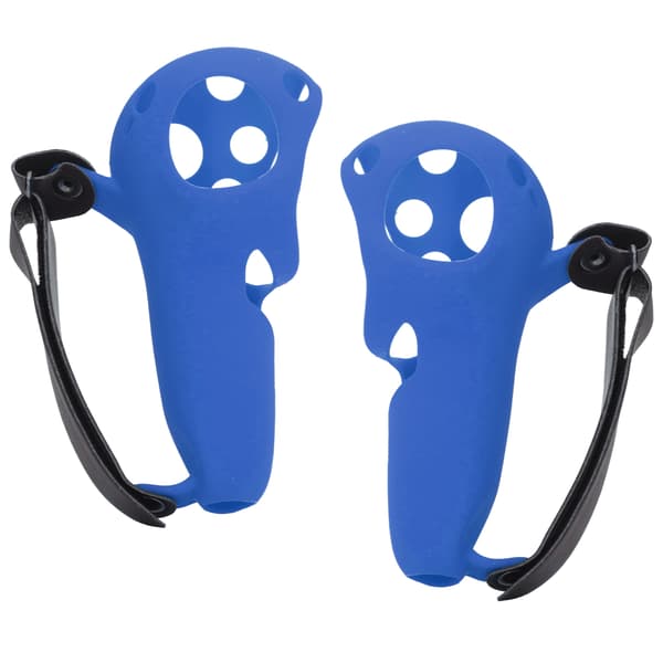 stk. Blå Silikone Touch Controller Grip Covers med Knæstropper til Meta Quest Pro{bt)