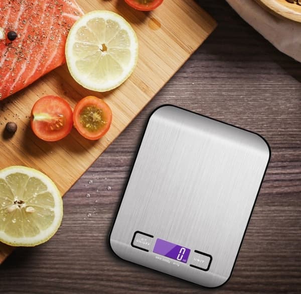 Digital köksvåg 5kg 1g Precision För Bakning Matlagning Diet Måltidsförberedelse Svart Bas