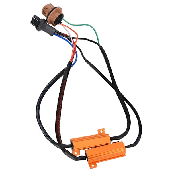 2 stk 50W Last LED Lys Enkelt Modstandskabel, 7443 8RJ Enkelt Modstandskabel