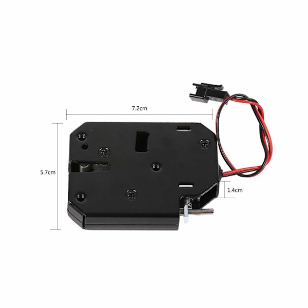 DC 12V 2A Elektromagnetisk lås Kabinet Adgangskontrolsystem Fail Safe Magnetisk Dørlås (Uden Nærhedsafbryder)
