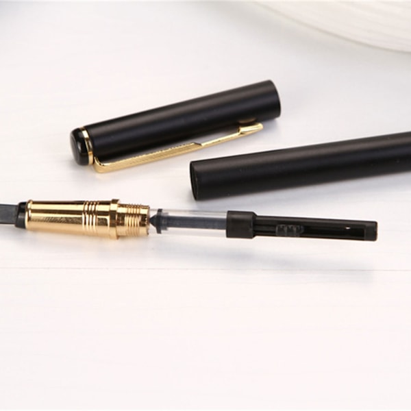5 stk. fyldepenne Smooth Ink Penne Praktisk signaturpen 0,5 mm Business Penne Skrivepenne Hjemmekontor Skoleartikler