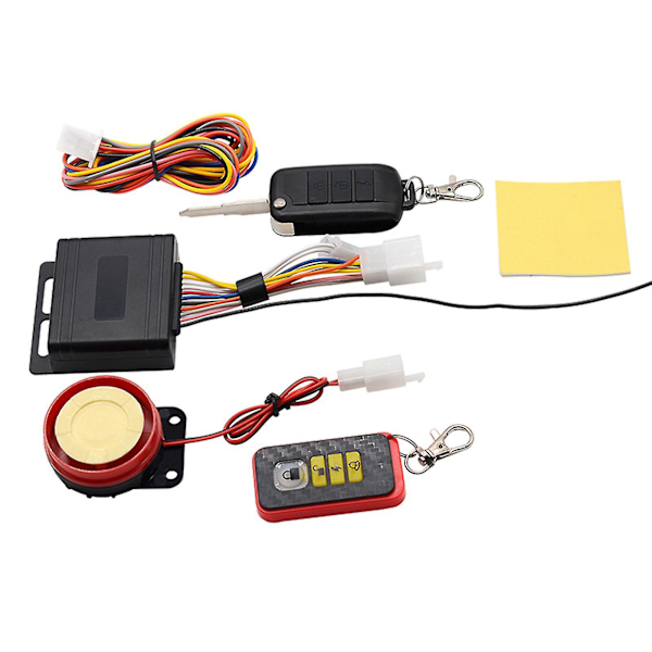 Intelligent motorcycle alarm system with remote control for motorcycle protection