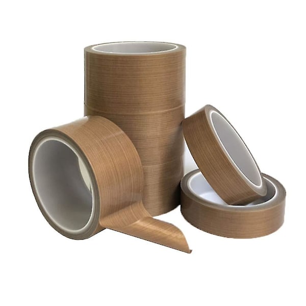 Høytemperaturbestandig tape 40mm x 10m Varmebestandig Teflon tape -70-260 for manuell impuls vakuumforsegling (1 pakke)