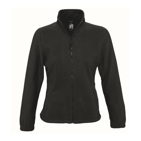 SOLS Dame/Dame North Full Zip Fleecejakke Sort Sort Sort Black XXL